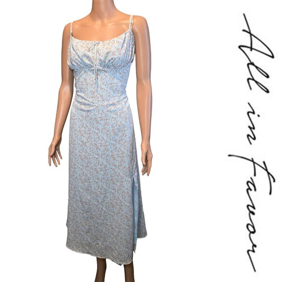 All in Favor Floral midi sundress X-Large- hole on skirt - Picture 2 of 13